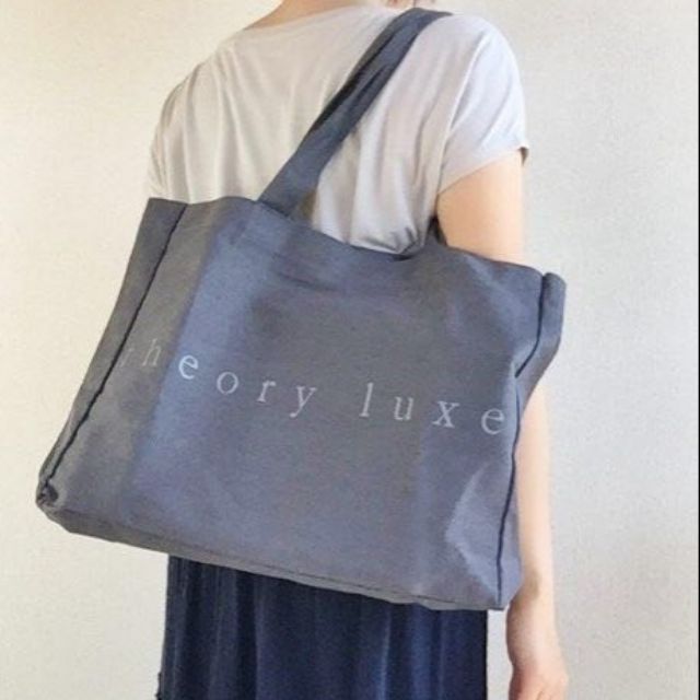 Theory luxe tote bag imported from Japan | Shopee Philippines