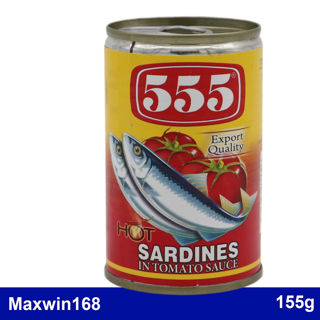 555 Hot Sardines In Tomato Sauce 155g Shopee Philippines