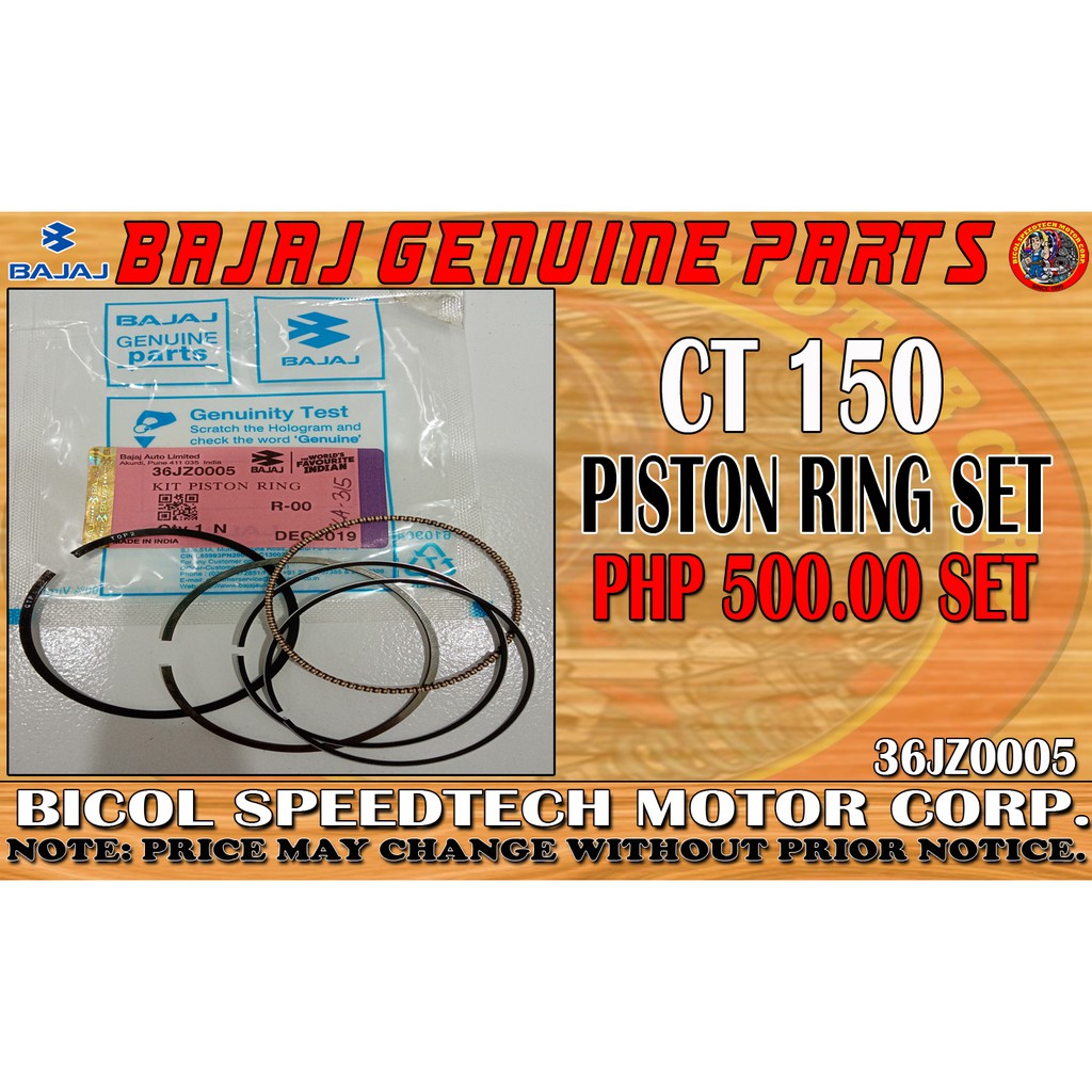 Bajaj pulsar 150 piston ring price hot sale