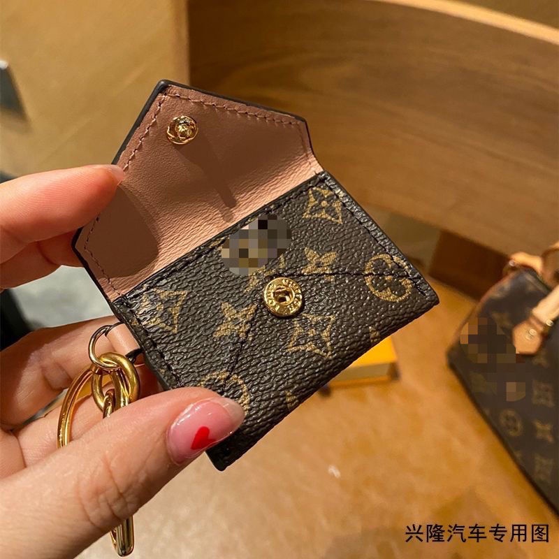 Louis Vuitton Lv Brand Envelope Package Pendant Bag Ornaments Presbyopic  Small Card Holder Keychain