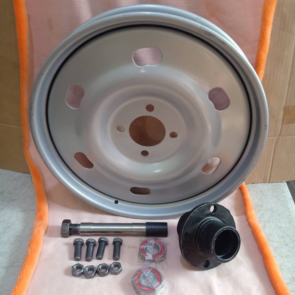 sidewheel mags for tricycle set 6205 bearing w/axle 220mm /(300x16