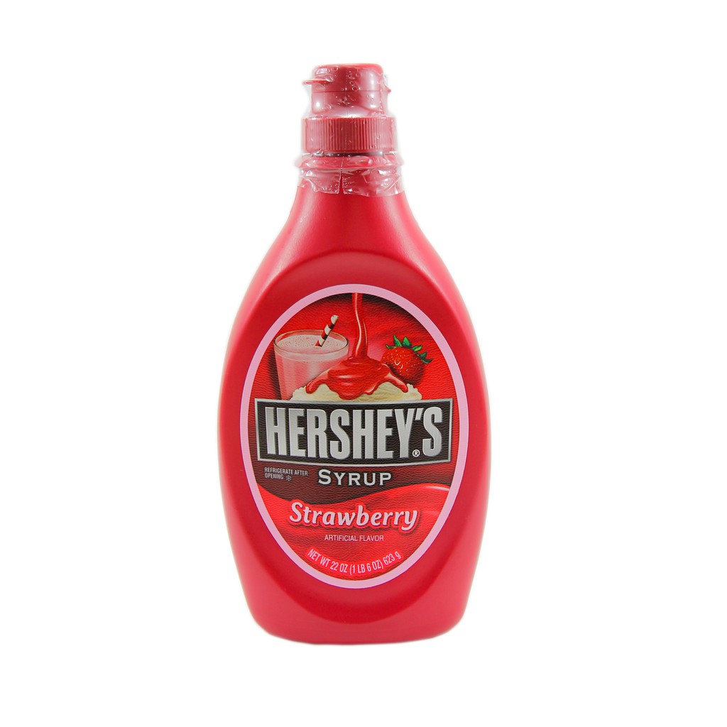 Hercheese Strawberry Syrup (Strawberry Flavoured Syrup) 24 Oz Shopee