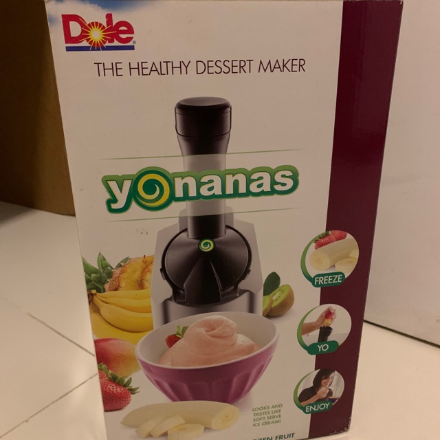 Dole Yonanas Frozen Fruits Ice Cream Yogurt Dessert Maker Shopee