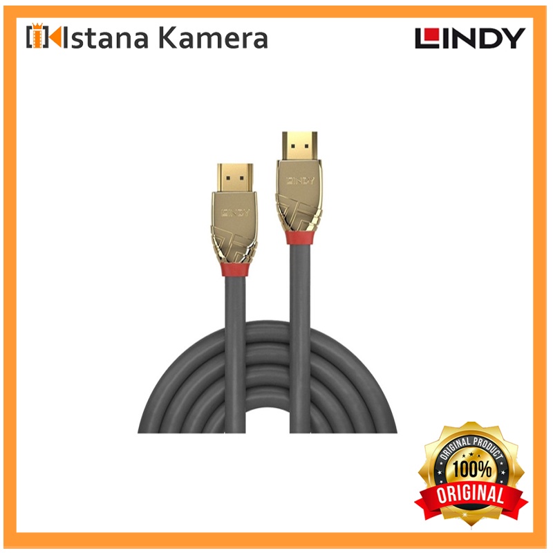LINDY 37604 5m Ultra High Speed HDMI Cable, Gold Line - View #8