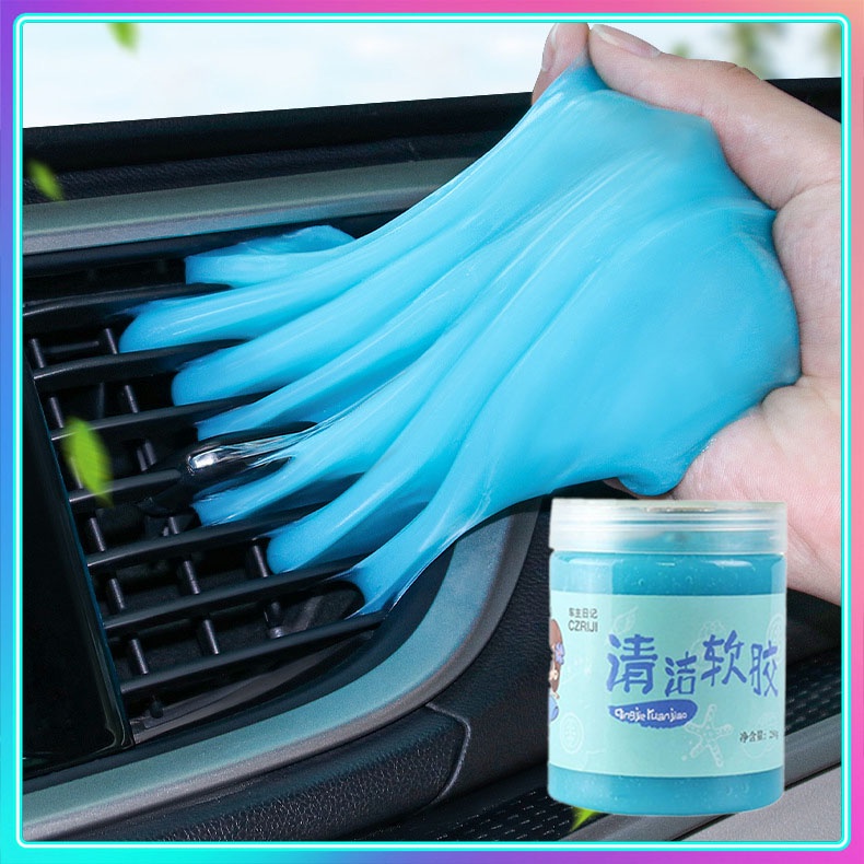 Car Cleaning Glue Slime Cup Holders Sticky Jelly Gel Compound Dust