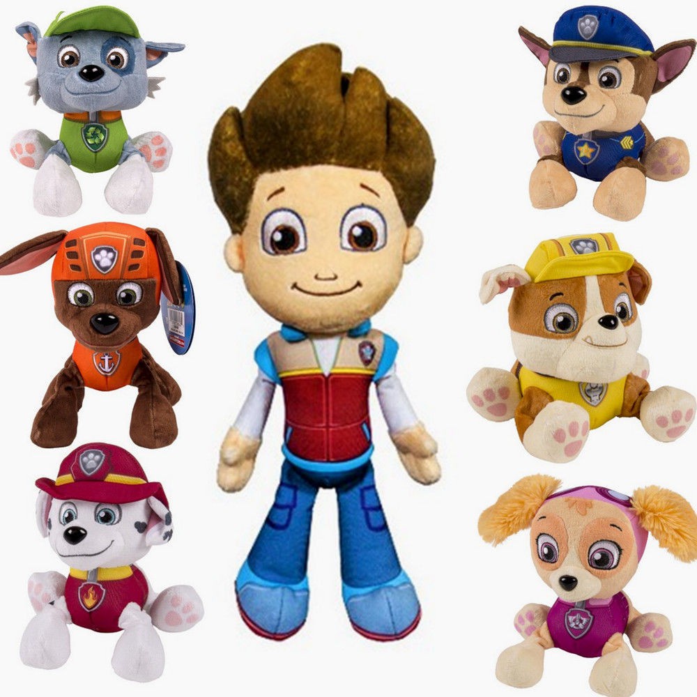 Paw Patrol Plush Doll Ryder Chase Marshall Skye Rocky Rubble Zuma Dog Pup Action Figures Soft Kid Baby Boy Girl Toy Gift Shopee Philippines