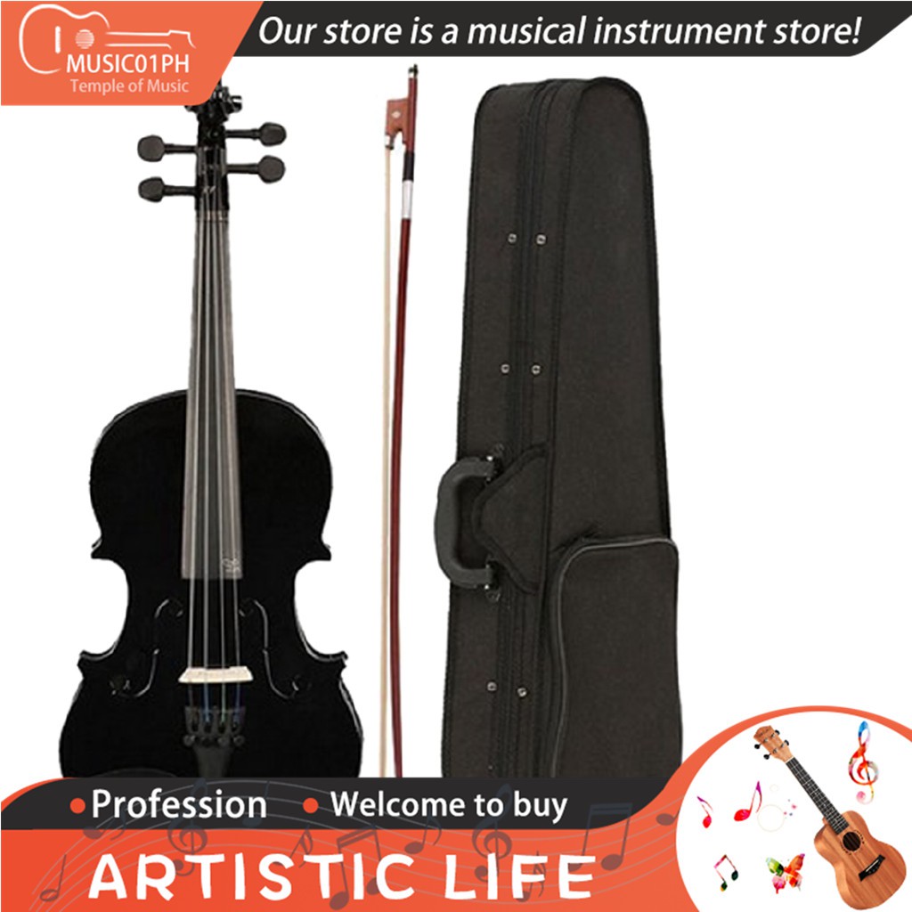 Violin Professional 4/4 Basswood Practice Violin +Case+ Rosin +Rest