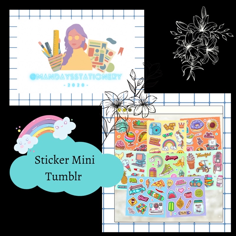 Mini Tumblr Sticker* | Shopee Philippines