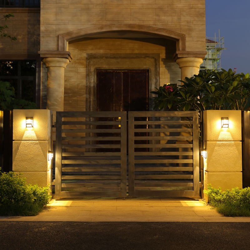 Solar Lamp Outdoor Garden Villa Decorative Lamp Home Country Yard Gate ...