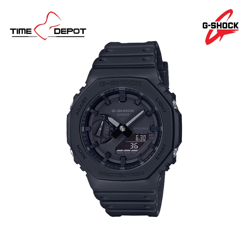 Casio G-Shock GA-2100-1A1DR Analog Black Resin Strap Watch For Men ...