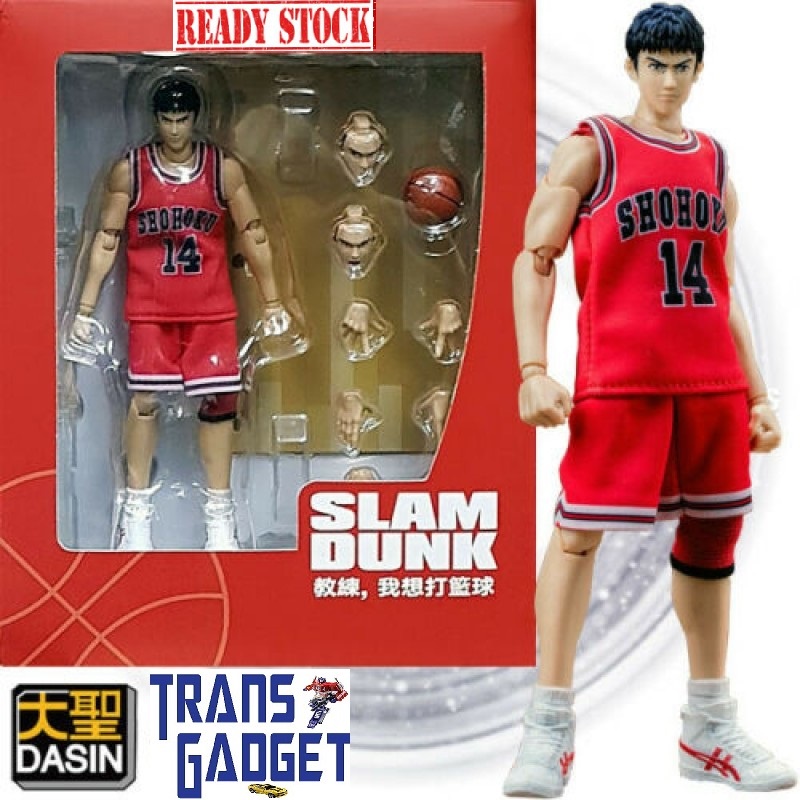 Dasin Slam Dunk Model - Team Shohoku RED Jersey - Sakuragi - Rukawa ...