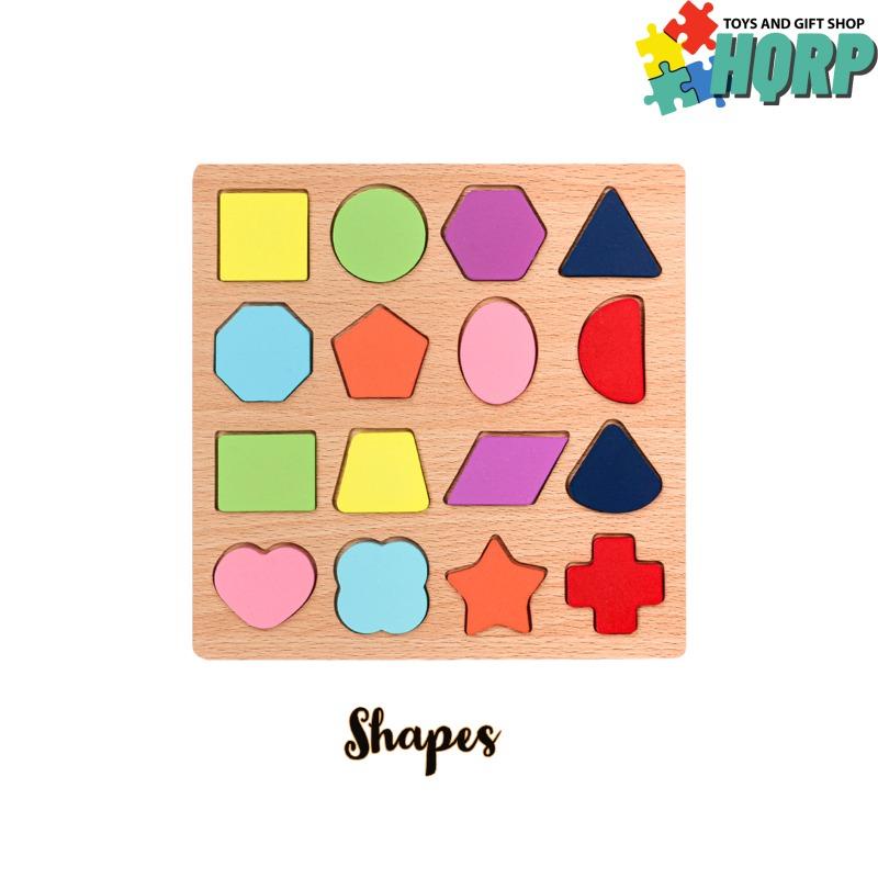 ABC Alphabet Digital Puzzle Wooden Toys Kid Number Letter shape ...