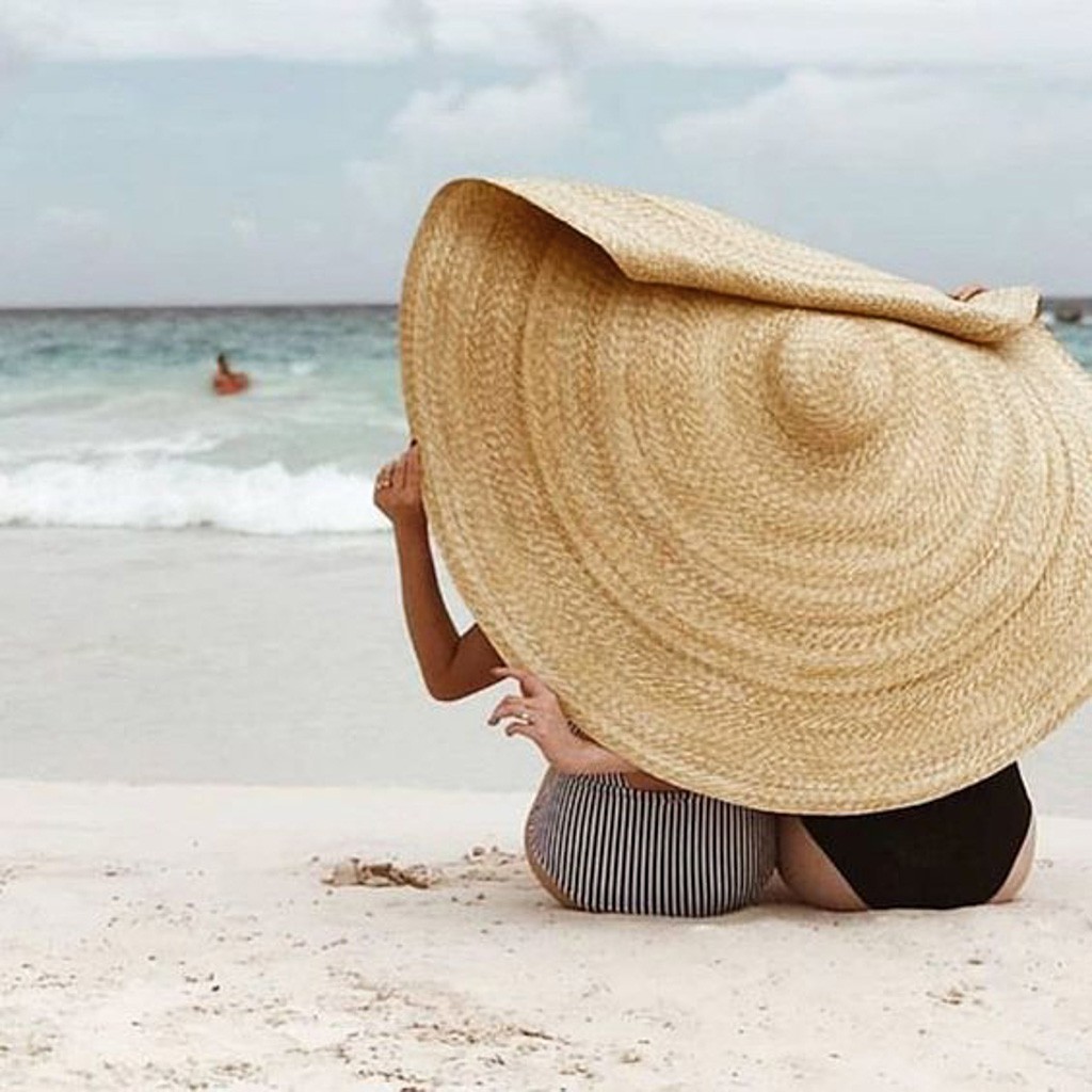 Big hat for store beach