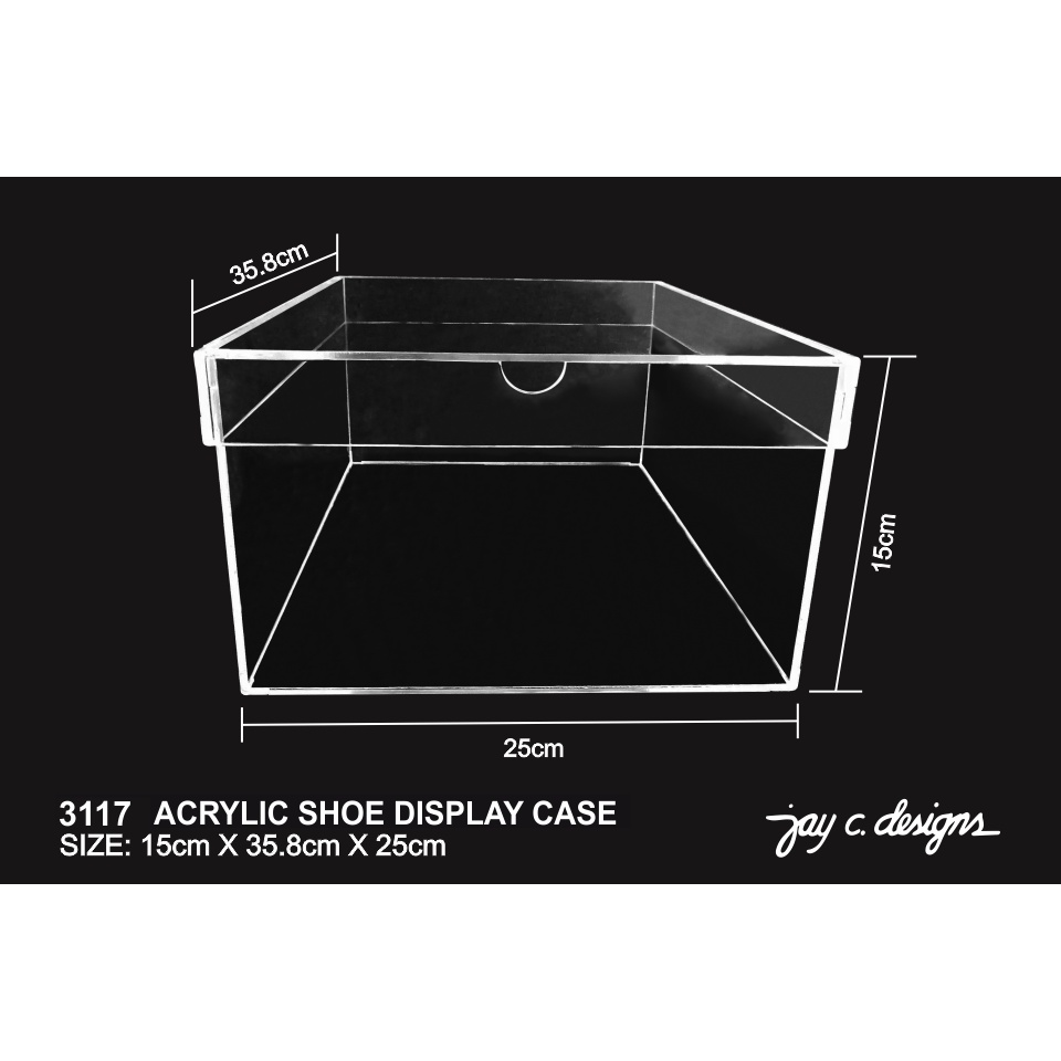 Jay C. Designs Collectors Acrylic Shoe Display Case 3117 Shopee