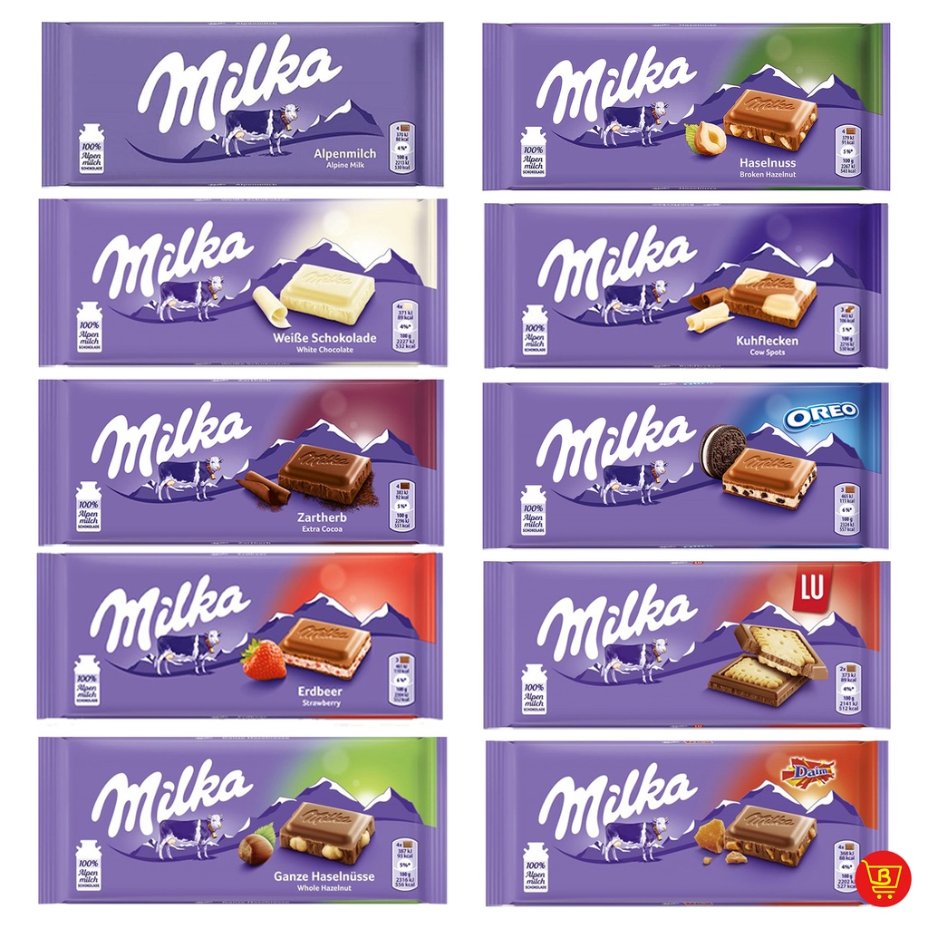 Milka Chocolate 100g | Shopee Philippines