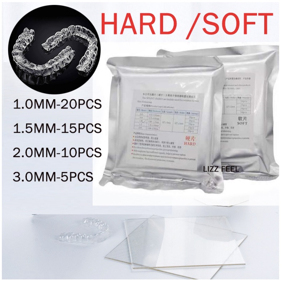 Dental Lab Splint Retainer Orthodontic Sheet Soft Hard Thermoforming