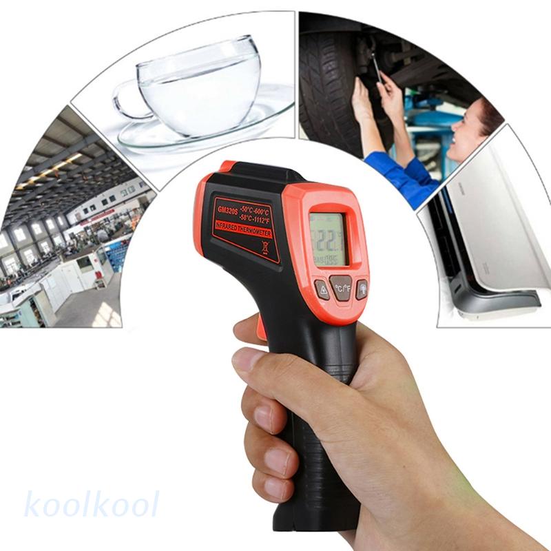 kool -50~600℃ / -58~1112℉ GM320S Non-Contact Industrial Infrared ...