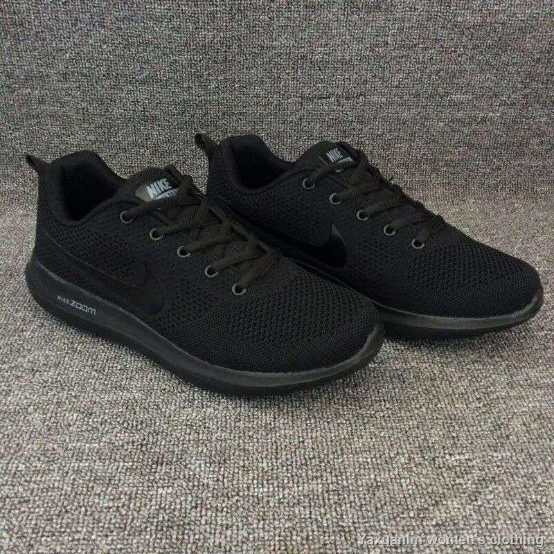 Nike all cheap black rubber shoes