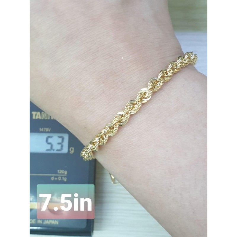 18k Saudi Gold Bracelet | Shopee Philippines