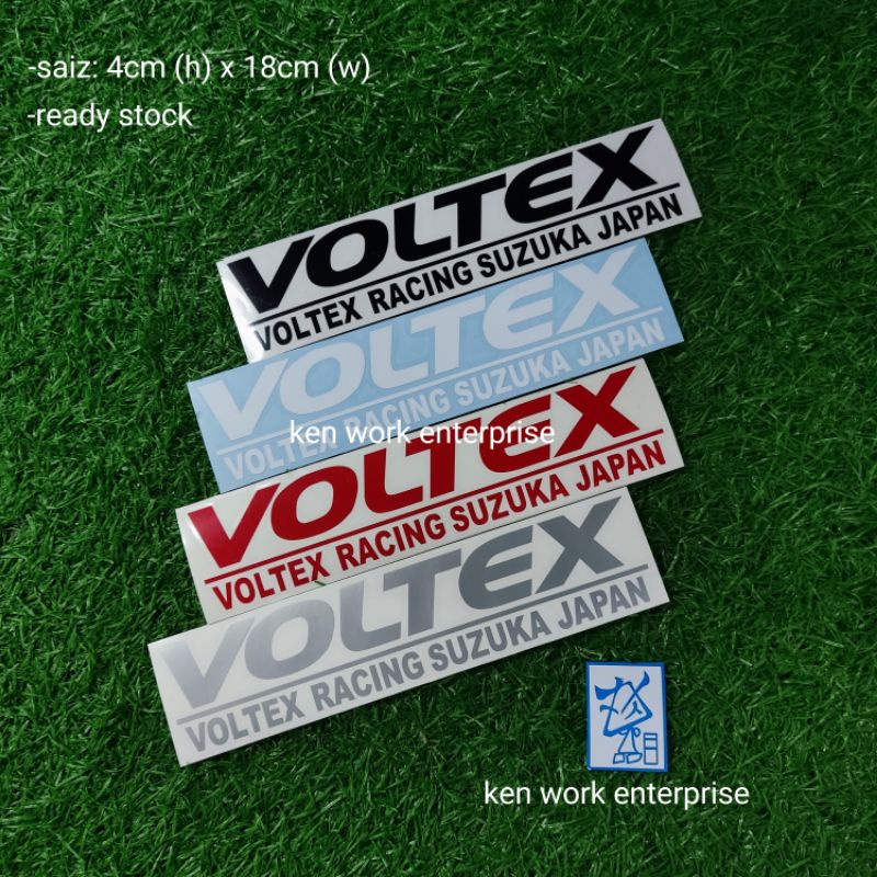 Sticker voltex car sticker mirror sticker body sticker | Shopee Philippines