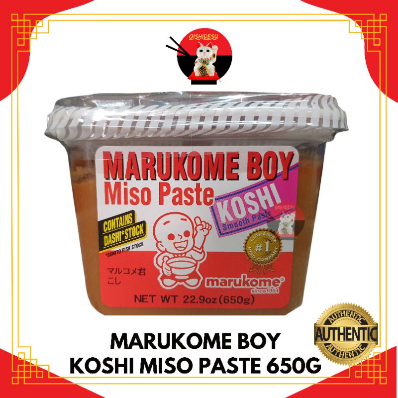 [Marukome Boy] Miso Paste - Koshi Smooth (650g)