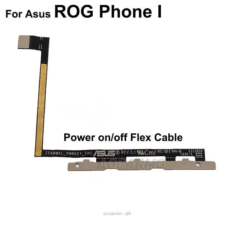 Power On/Off Volume Up/Down Button Flex Cable For Asus Rog Phone 1 I ...