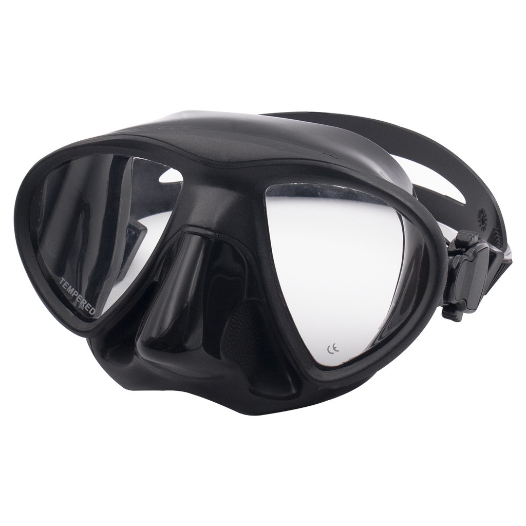 Ready Stock】OMGear Free Diving Mask With Nose Pocket Low Volume  Spearfishing Mask Tempered Glass Fr