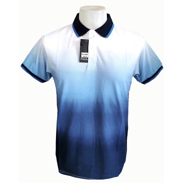 polo shirt white and blue