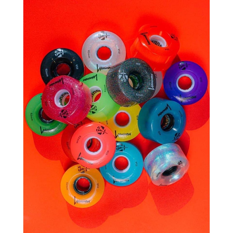 Luminous Wheels LED Quad Wheels 62mm/85a | Shopee Philippines
