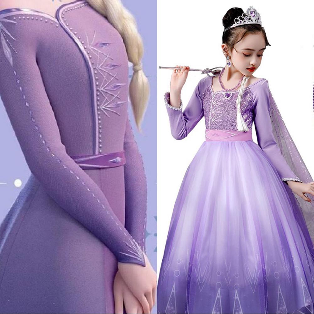 Frozen 2 2025 elsa purple dress