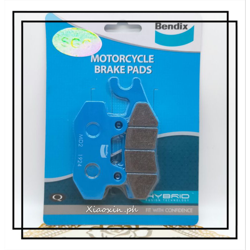 BENDIX BRAKE PADS MD2 FOR RAIDER150 & SMASH110 & RAIDER J Shopee