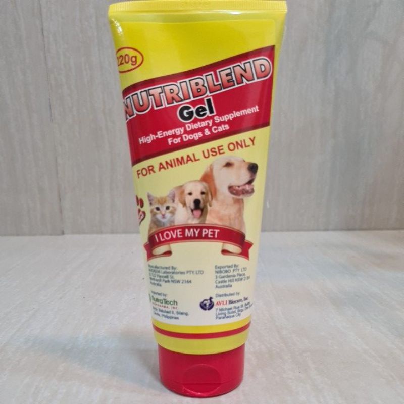 Nutriblend Gel For Dogs/Cats 220g Shopee Philippines