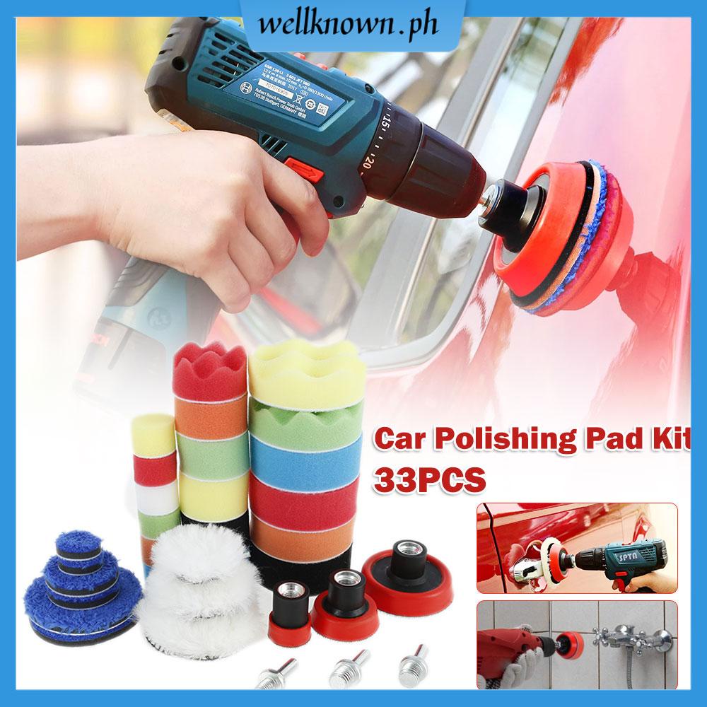Car Polisher Gross Polishing Pad Drill Adapter Sponge Buffer Waxing