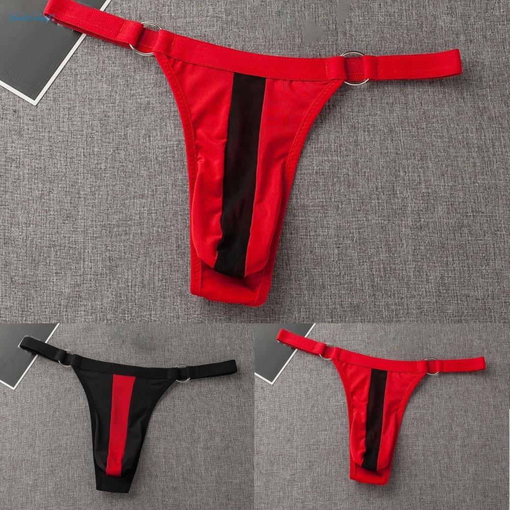 Men Mesh Bulge Pouch G String Thong Bikini Underwear Low Rise T Back Tanga Shopee Philippines