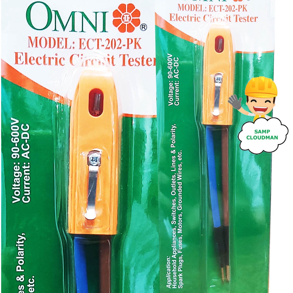 Omni Electric Circuit Tester 90600 Volts AC DC Detectolite Detecto