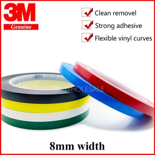 10mm 3M 471 premium perfomance strong vinyl tape length 33M bundle set for  Decoration, Masking YELLOW BLACK BLUE WHITE RED GREEN