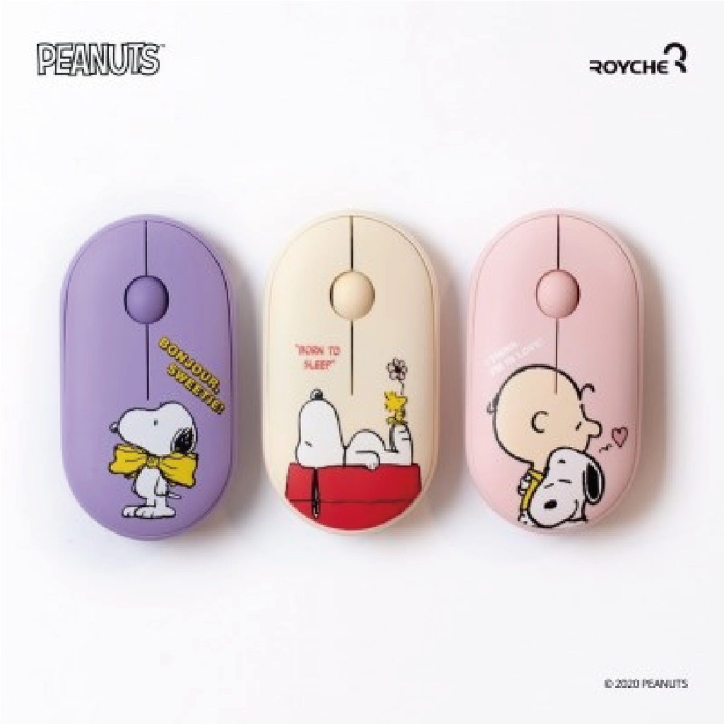 Snoopy Wireless Connection Bluetooth Mouse Silent Quiet Click | Shopee ...