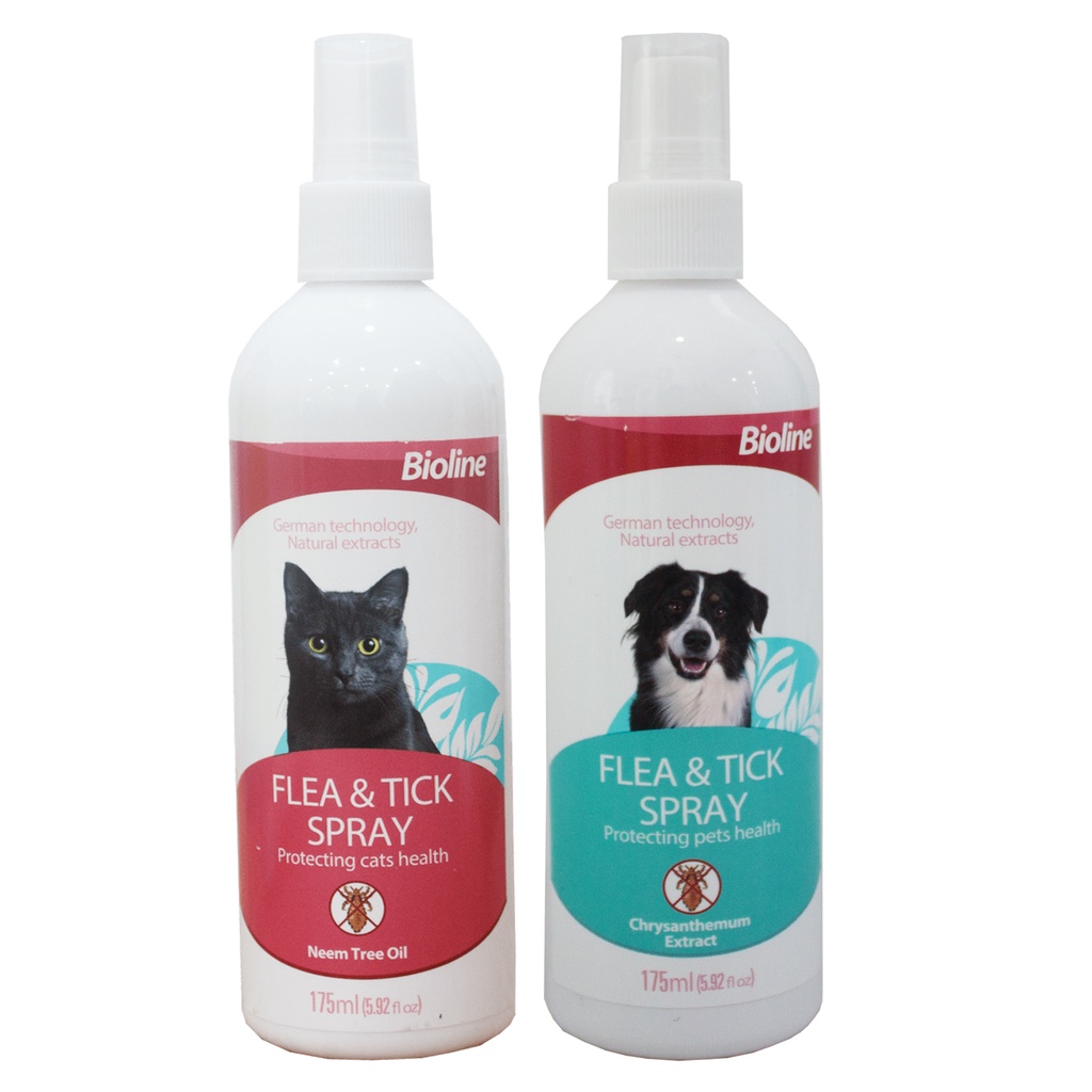 Bioline Flea & Tick Spray for Dogs & Cats 175ml Shopee Philippines