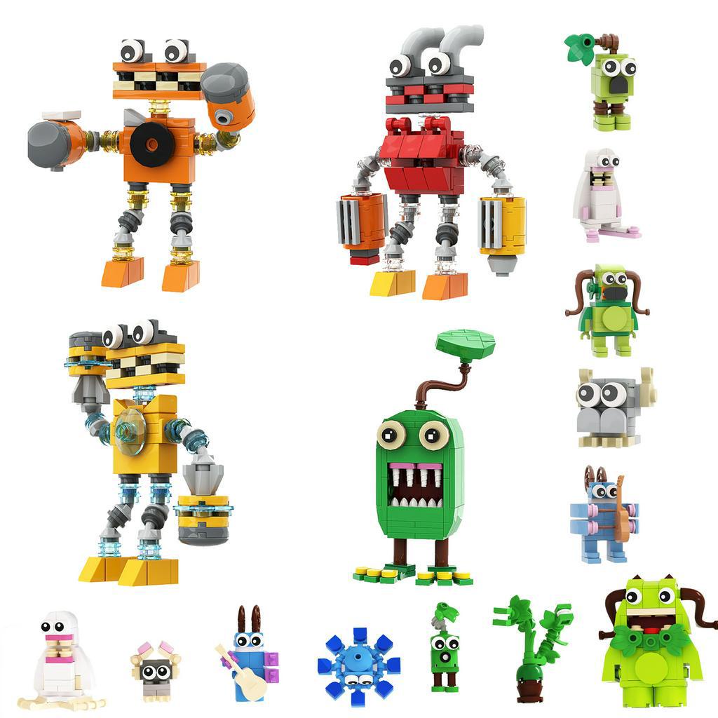 My Singings Monsters Lego Set Rare Wubbox Building Blocks Mini Bricks ...