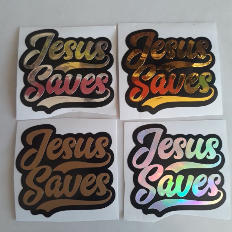 Jesus Saves Sticker