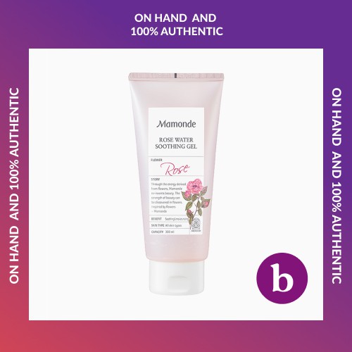 MAMONDE Rose Water Soothing Gel (300ml) Shopee Philippines