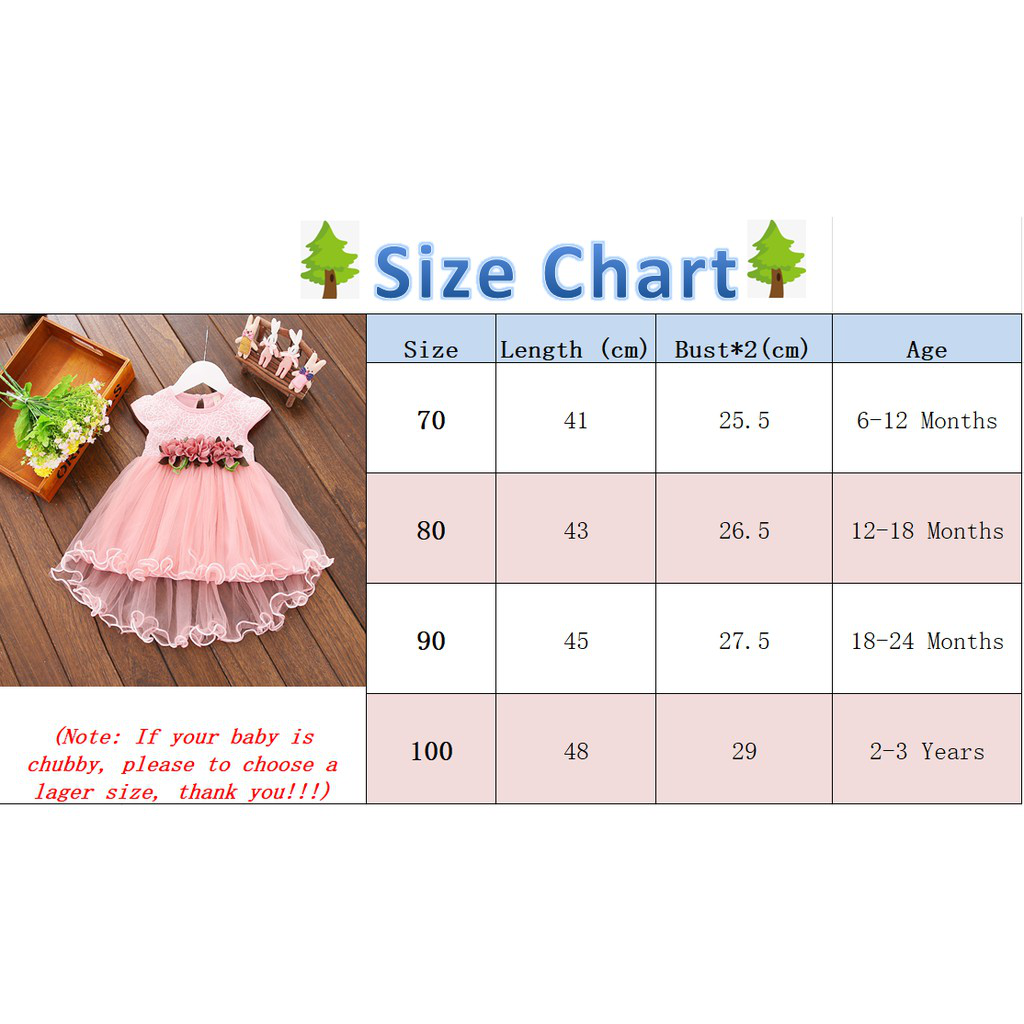 Ready Stock Baby Girls Clothes Girls Dress 1 Year Old Sleeveless