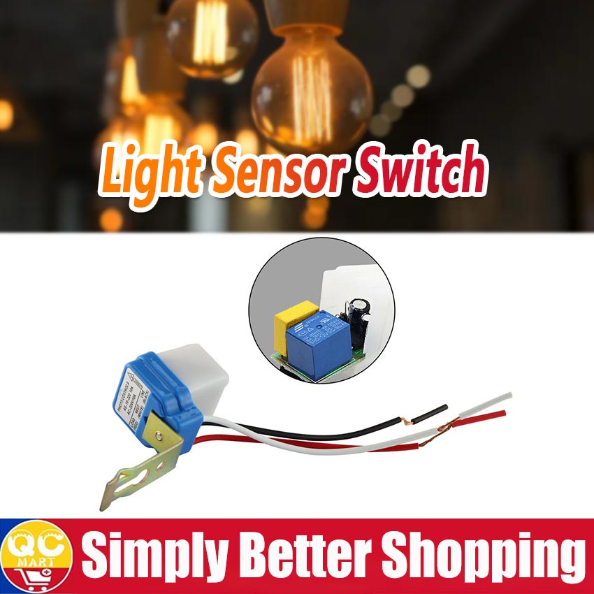 10A Light Sensor Switch Control Light Photo Control Automatic Sensor
