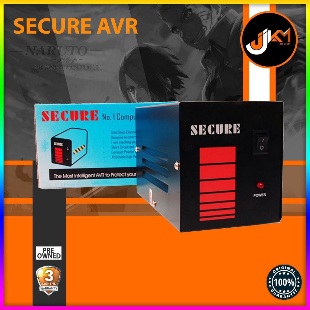 SECURE AVR ( AUTOMATIC VOLTAGE REGULATOR ) | Shopee Philippines