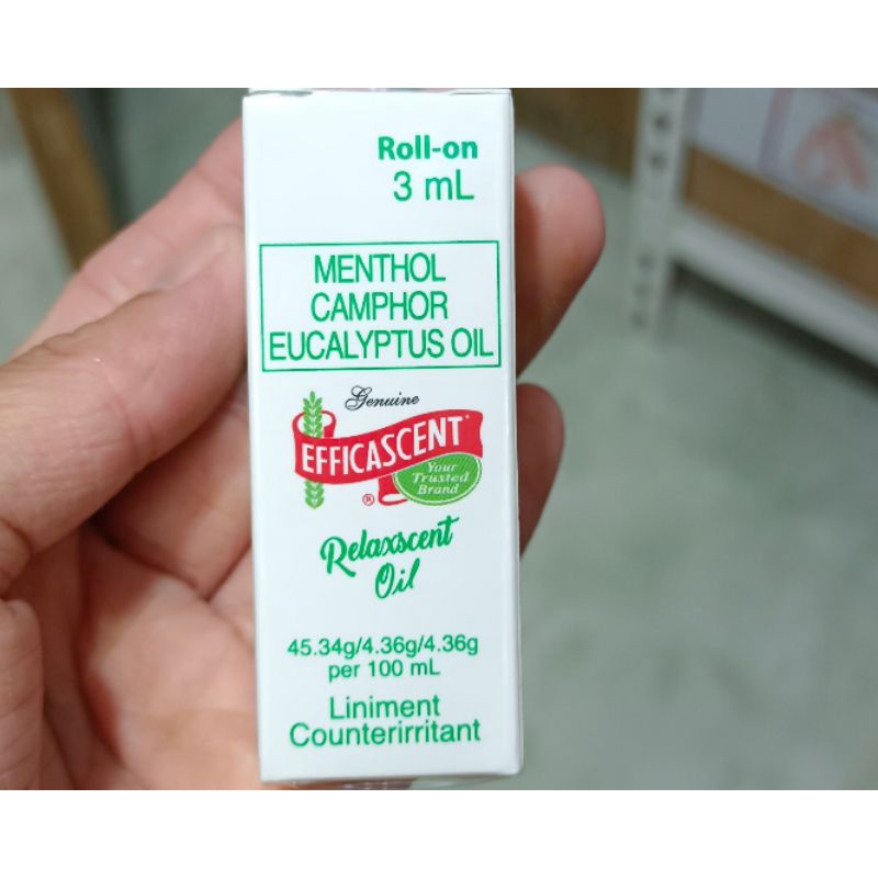 EFFICASCENT relaxscent oil Roll-on 3mL,6mL,12mL | Shopee Philippines