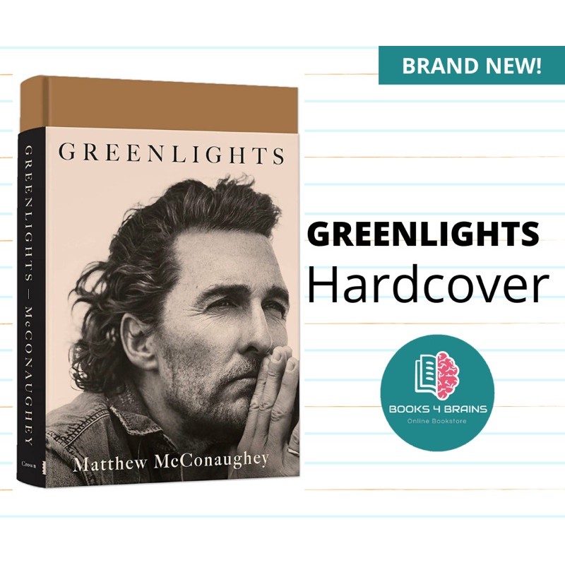 Greenlights by Matthew Mcconaughey (HARDCOVER) Shopee Philippines