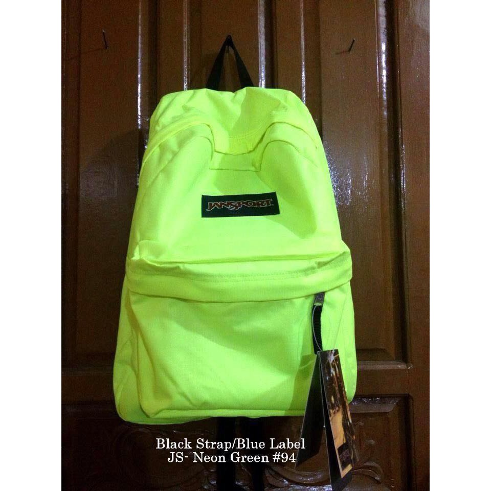 Lime green hotsell jansport backpack