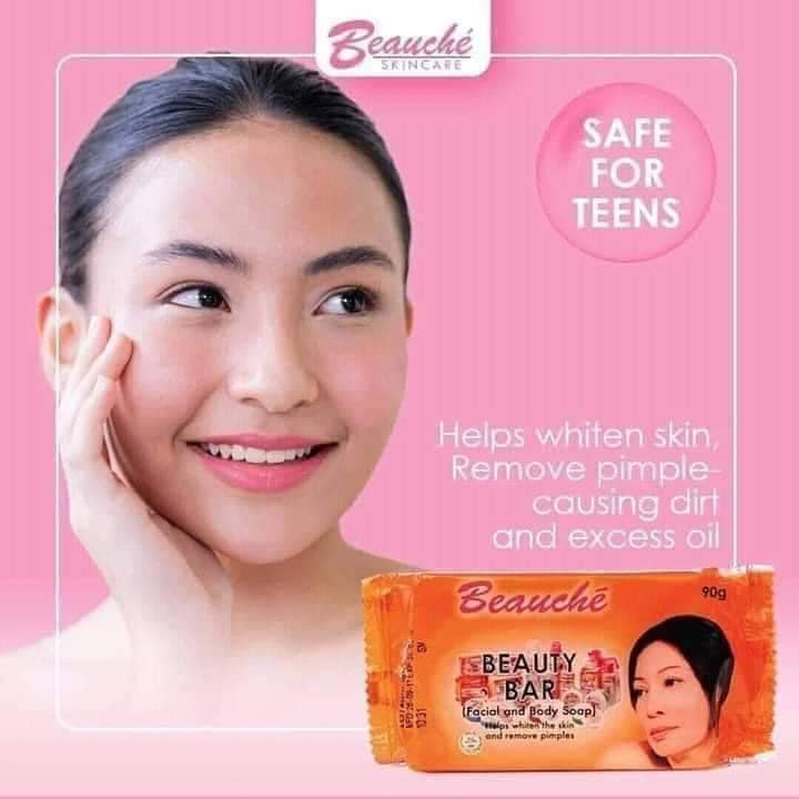 BEAUCHE BEAUTY BAR FACE AND BODY SOAP 3 pcs | Shopee Philippines