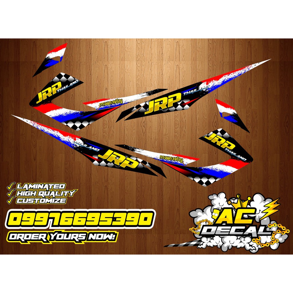 Suzuki Raider 150 Reborn JRP Decal (ACDECAL) | Shopee Philippines
