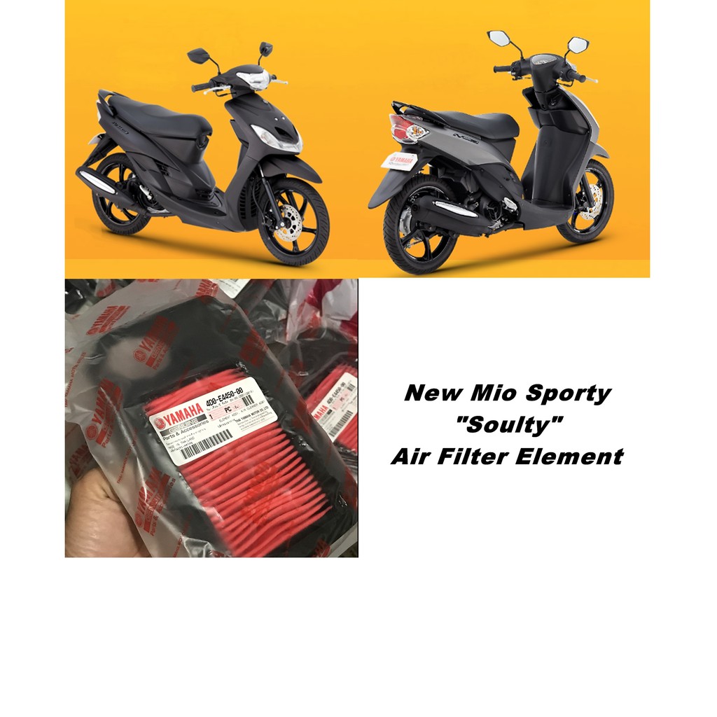 New Mio Sporty Original Yamaha Air Filter Element Shopee Philippines